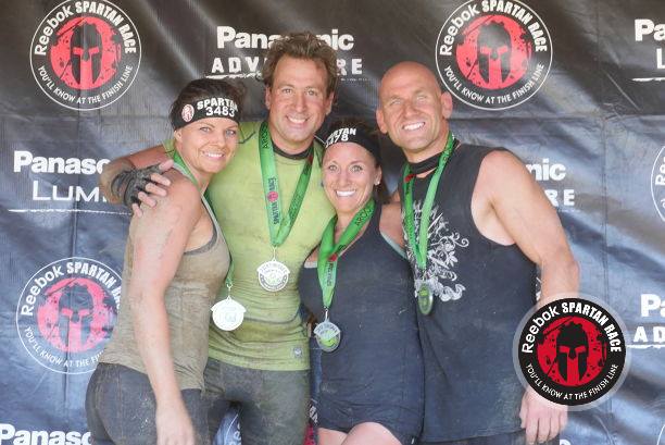 Dr. Roges with friends after a Spartan Race